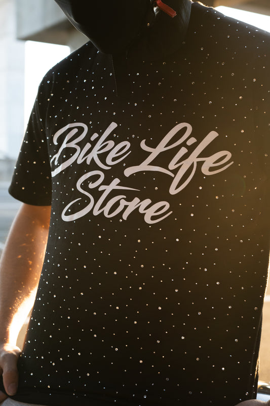 Black Rhinestone T-Shirt