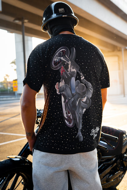 Black Rhinestone T-Shirt